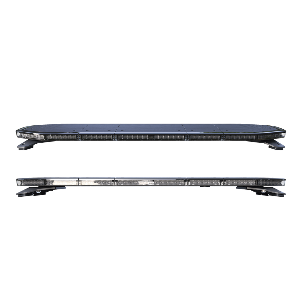 Barra de luces de 48", 216 LED, Dual Color, Programable, Rojo/Azul/Ámbar/Claro, Ideal para Equipar Unidades de Seguridad Publica con Domos Rojo, Claro y Azul