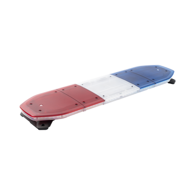 Barra de luces LED de 48", 216 LED, Dual Color, Programable,  Rojo/Azul/Ámbar/Claro, Ideal para Equipar Unidades de Seguridad Publica con Domos Rojo, Claro y Azul