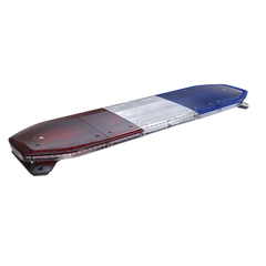Barra de luces LED de 48", 216 LED, Dual Color, Programable,  Rojo/Azul/Ámbar/Claro, Ideal para Equipar Unidades de Seguridad Publica con Domos Rojo, Claro y Azul
