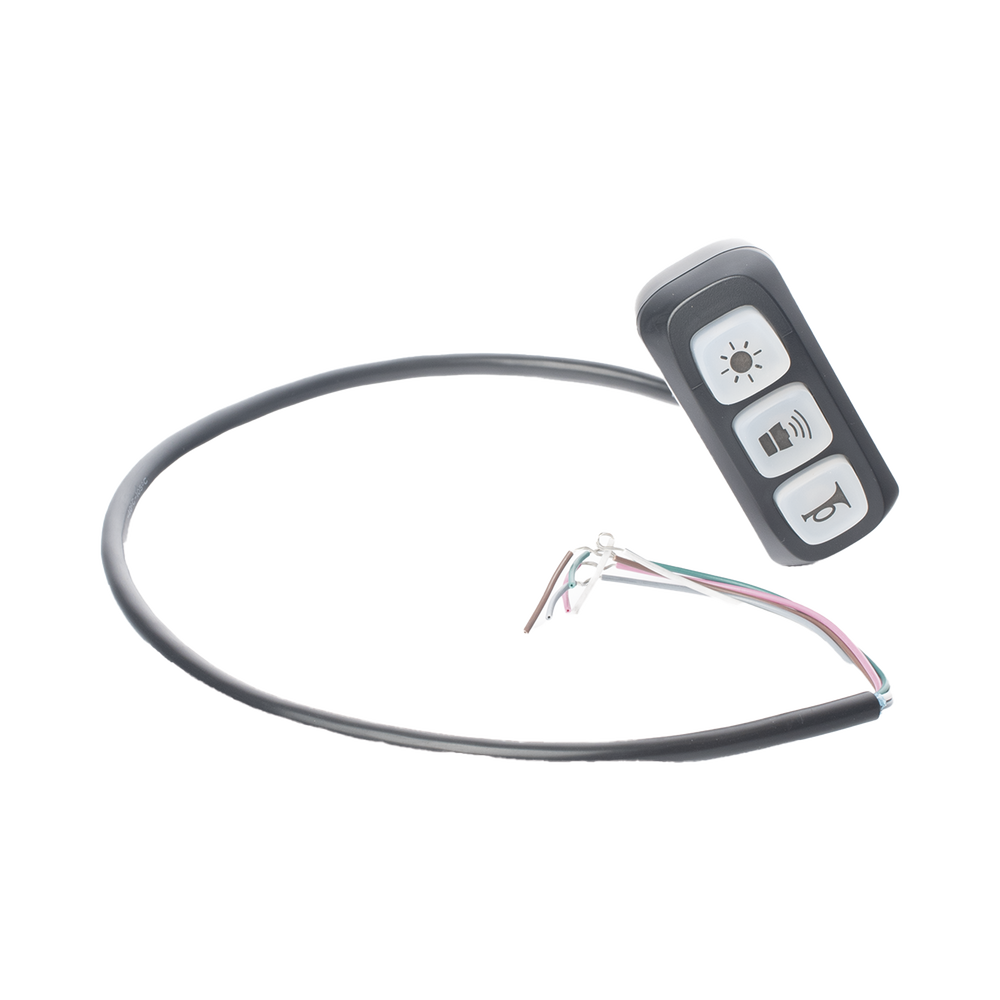 Sirena/Bocina Para Motocicleta de 30 Watts, Incluye Controlador y Microfono
