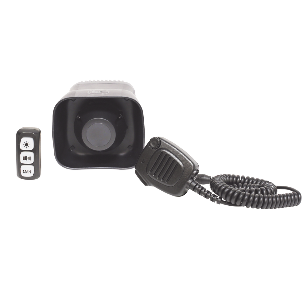Sirena/Bocina Para Motocicleta de 30 Watts, Incluye Controlador y Microfono