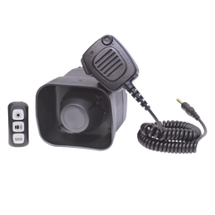 Sirena/Bocina Compacta Para Motocicleta de 30 Watts, Incluye Controlador y Microfono
