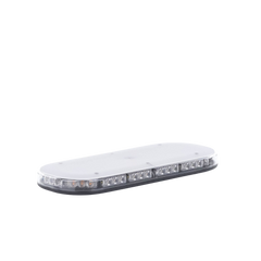 Mini Barra de Luces 42 LED, Ambar/Blanco, 15 Pulgadas, Montaje Fijo Con Tornillos, 12-24 Vcd, Lente transparente, SAE