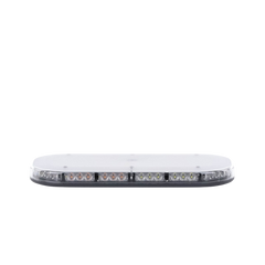 Mini Barra de Luces 42 LED, Ambar/Blanco, 15 Pulgadas, Montaje Fijo Con Tornillos, 12-24 Vcd, Lente transparente, SAE