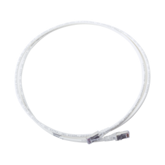 Patch Cord Skinny Cat6A Blindado S/FTP, 1.52 Metros (5 Pies), Diámetro Reducido 28 AWG, Color Blanco