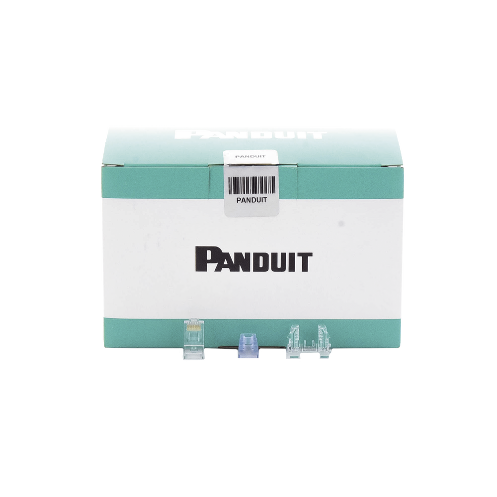 Plug RJ45 Cat6A, Para Cable UTP de Calibre 26 AWG, Chapado en Oro de 50 Micras, Paquete de 100 Piezas