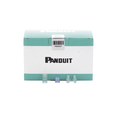 Plug RJ45 Cat6A, Para Cable UTP de Calibre 26 AWG, Chapado en Oro de 50 micras, Paquete de 100 piezas