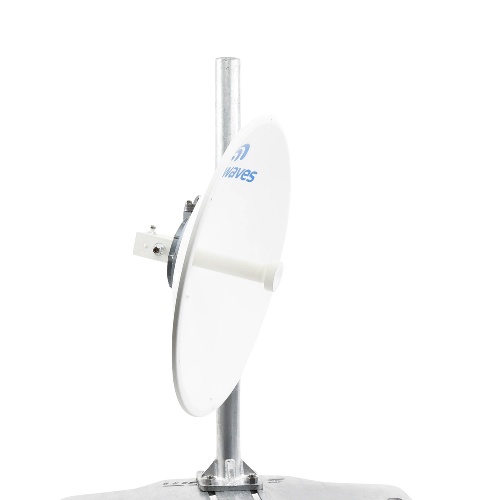 Antena Direccional de alto desempeño, Dimensiones (2 ft), Ganancia de 29 dBi, 4.9-6 GHz, Conectores N-hembra, Fácil instalación, Preensamblada, Montaje incluido