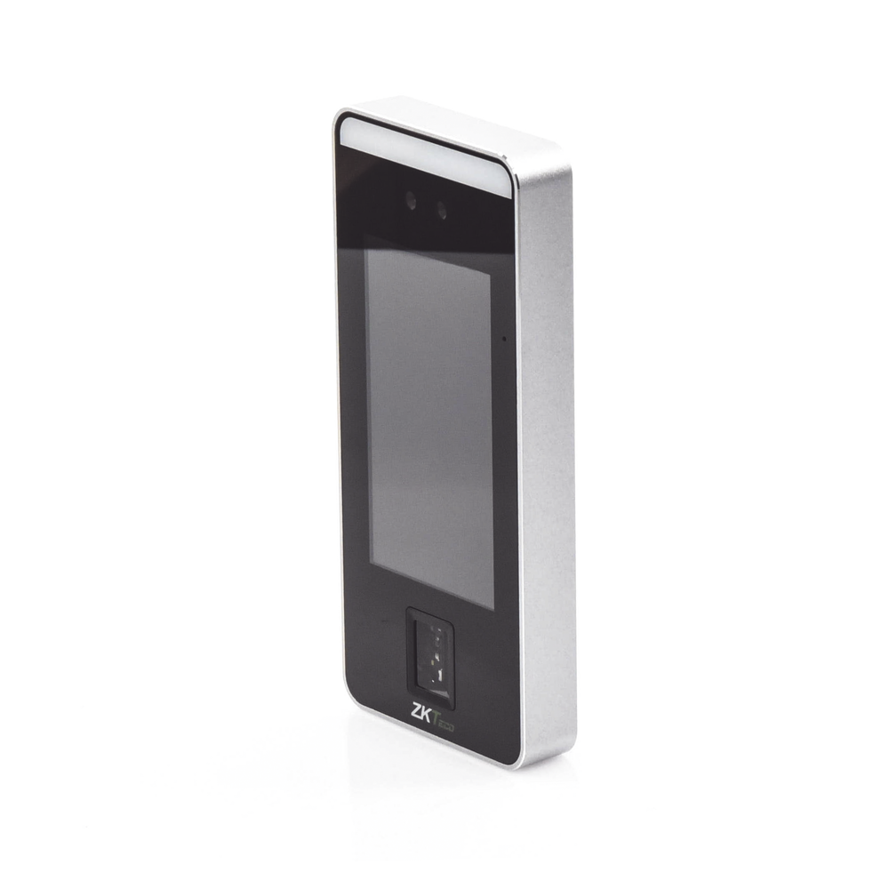 Terminal Biométrica Facial y Palma Sin Contacto / 6,000 Rostros 3,000 Palmas / Pantalla Táctil 5" / Lector QR / TCP/IP Wiegand / Anti-Falsificación