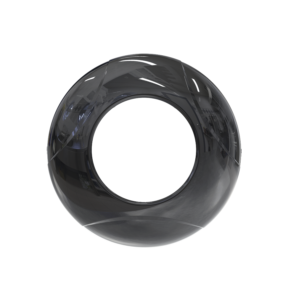 Estrobo Oculto de 12 LED, Brida negra, 12 Vcd, Clara, Lente transparente