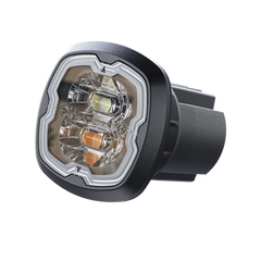Estrobo Empotrable de 6 LED, Claro, Lente Transparente, SAE