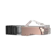 Plug RJ45 Cat6 Blindado, Para Cable Calibre 24-26 AWG, Chapado en Oro de 50 micras, Paquete de 100 piezas