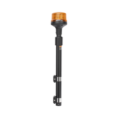 Luz Telescópica para Motocicletas, 8 LED, Ambar, SAE Clase I