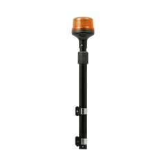 Luz Telescópica para Motocicletas de 8 LED, Ambar, Lente Ambar, SAE