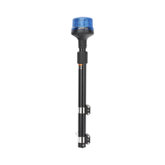 Luz Telescópica para Motocicletas de 8 LED, Azul, Lente Azul, SAE