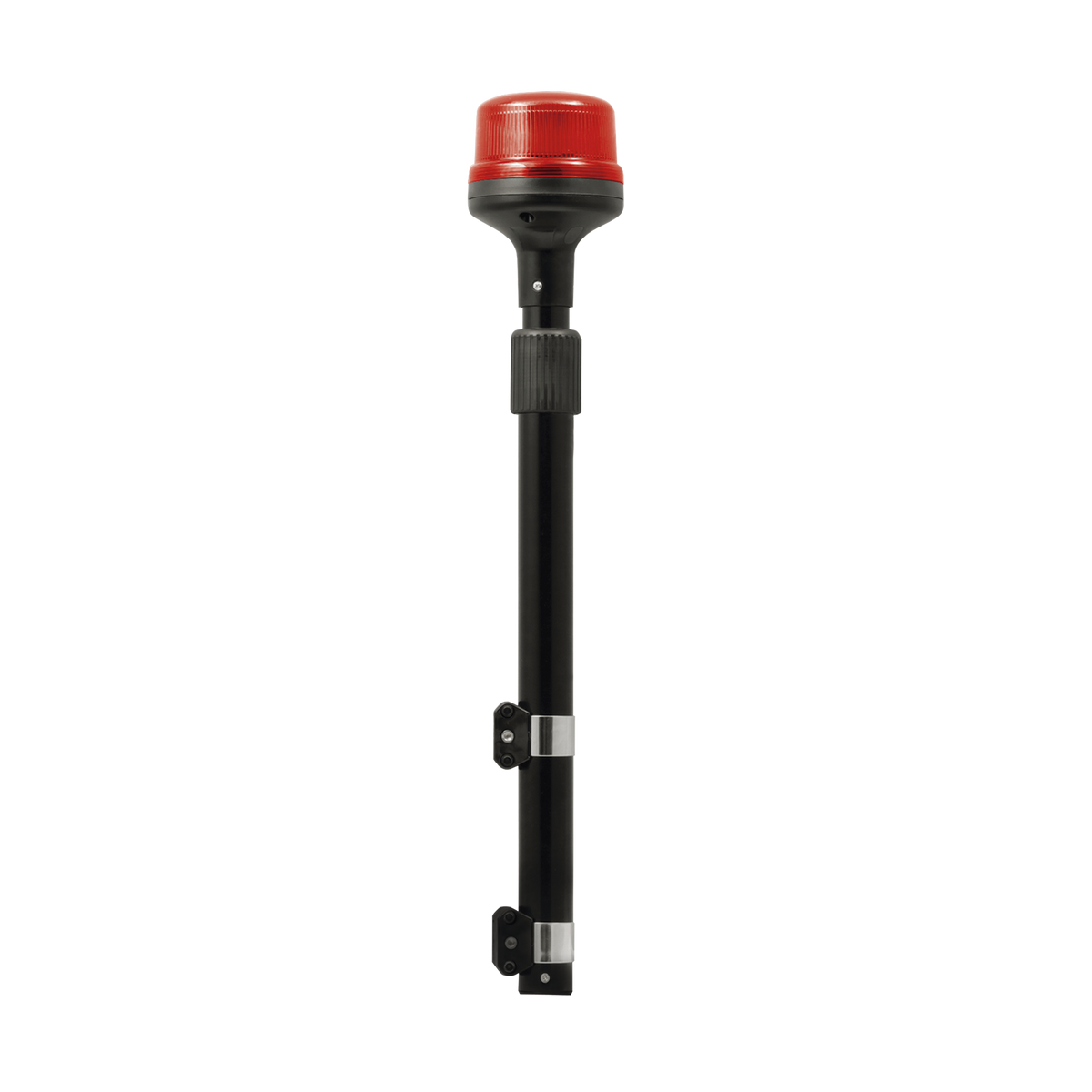 Luz Telescopica para Motocicletas de 8 LED, Rojo, Lente Rojo, SAE