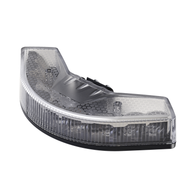 Luz Esquinera, 9 LED, ámbar, SAE Clase I, lente transparente
