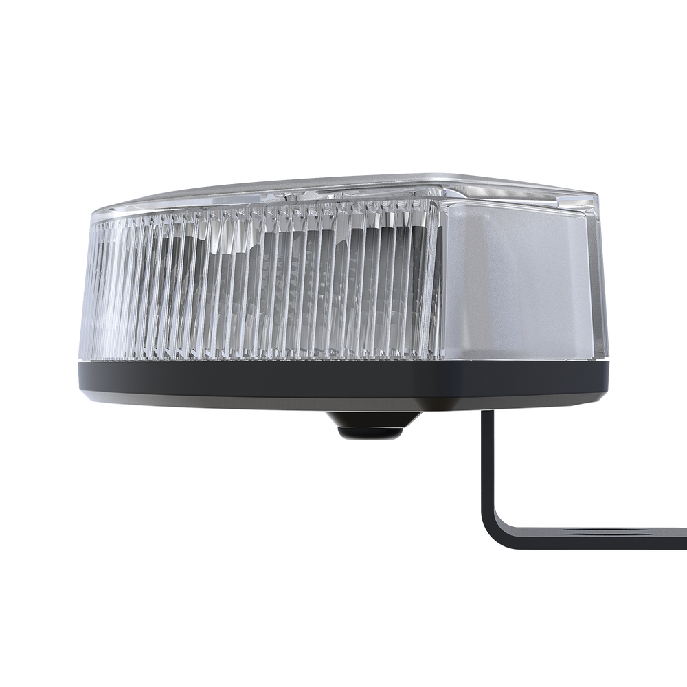Luz Auxiliar Esquinera de 9 LED, Ambar, Lente Transparente, SAE