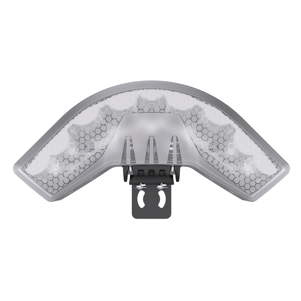 Luz Auxiliar Esquinera de 9 LED, Ambar, Lente Transparente, SAE