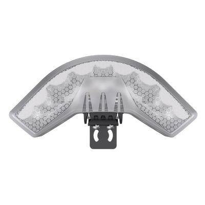 Luz Esquinera, 9 LED, ámbar, SAE Clase I, lente transparente