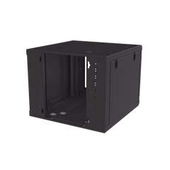 Gabinete de Pared 9U de 635 mm de Profundidad, Rack de 19 in en Acero Reforzado: Compacto y Resistente para Soluciones Profesionales