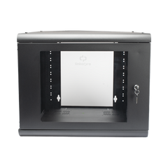 Gabinete de Pared 9U de 635 mm de Profundidad, Rack de 19 in en Acero Reforzado: Compacto y Resistente para Soluciones Profesionales