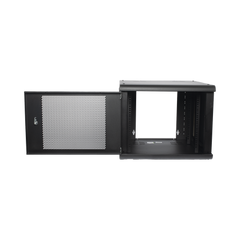 Gabinete de Pared con Puerta Perforada, 635mm de Profundidad, 9U Rack de 19 in, Acero Reforzado