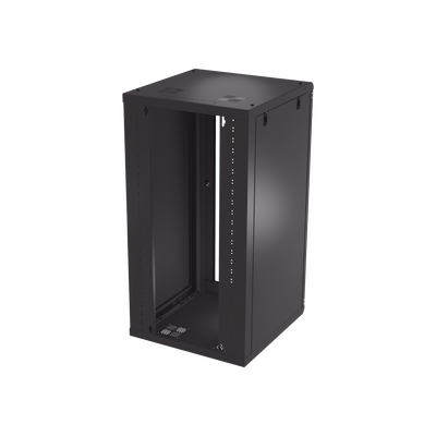 Gabinete de Pared 24U de 635 mm de Profundidad, Rack de 19 pulgadas en Acero Reforzado: Compacto y Resistente para Soluciones Profesionales