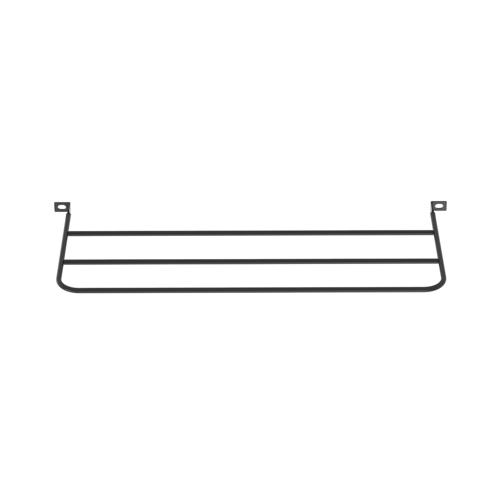 Barra para Aliviar Tensión o Peso Atrás de Patch Panel, Extendida de 7 Pulgadas, Color Negro