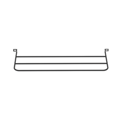 Barra para Aliviar Tensión o Peso Atrás de Patch Panel, Extendida de 7 Pulgadas, Color Negro