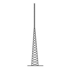 Torre Autosoportada Tubular ROHN de 33 metros Linea SSV HEAVY DUTY.