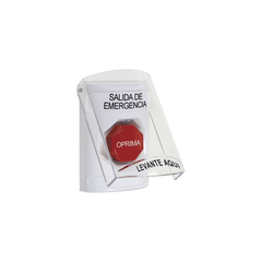 Botón Multipropósito, Texto Salida De Emergencia, Llave para Restablecer, Bocina Integrada De Alarma, Tapa De Policarbonato, 2 Relevadores forma C, Interior
