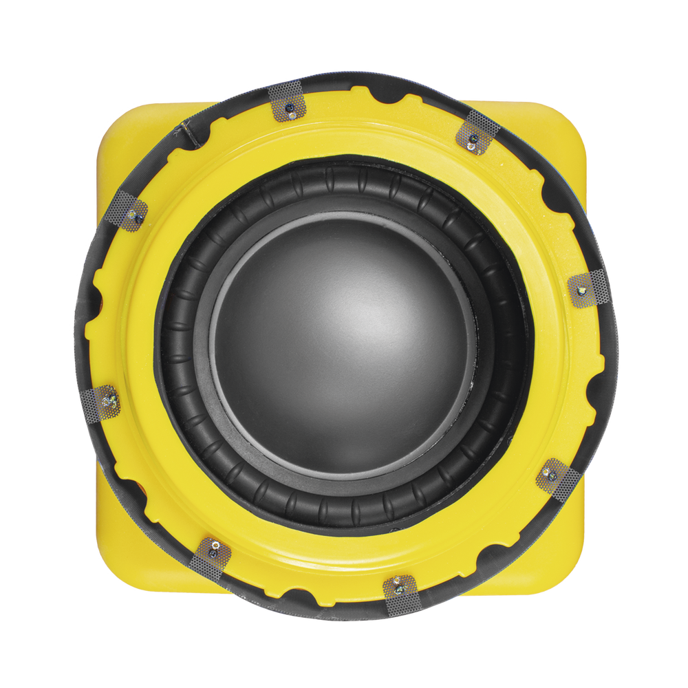 Subwoofer subterráneo de 10 in | 200 Watts | 4 Ohms | Amarillo