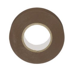 Cinta Eléctrica STRONGHOLD para Aislar, de PVC, Uso General Reparación y Mantenimiento, Grosor de 0.18mm (7 mil), Ancho de 19mm, y 20.12m de Largo, Color Café