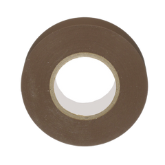 Cinta Eléctrica STRONGHOLD para Aislar, de PVC, Uso General Reparación y Mantenimiento, Grosor de 0.18mm (7 mil), Ancho de 19mm, y 20.12m de Largo, Color Café