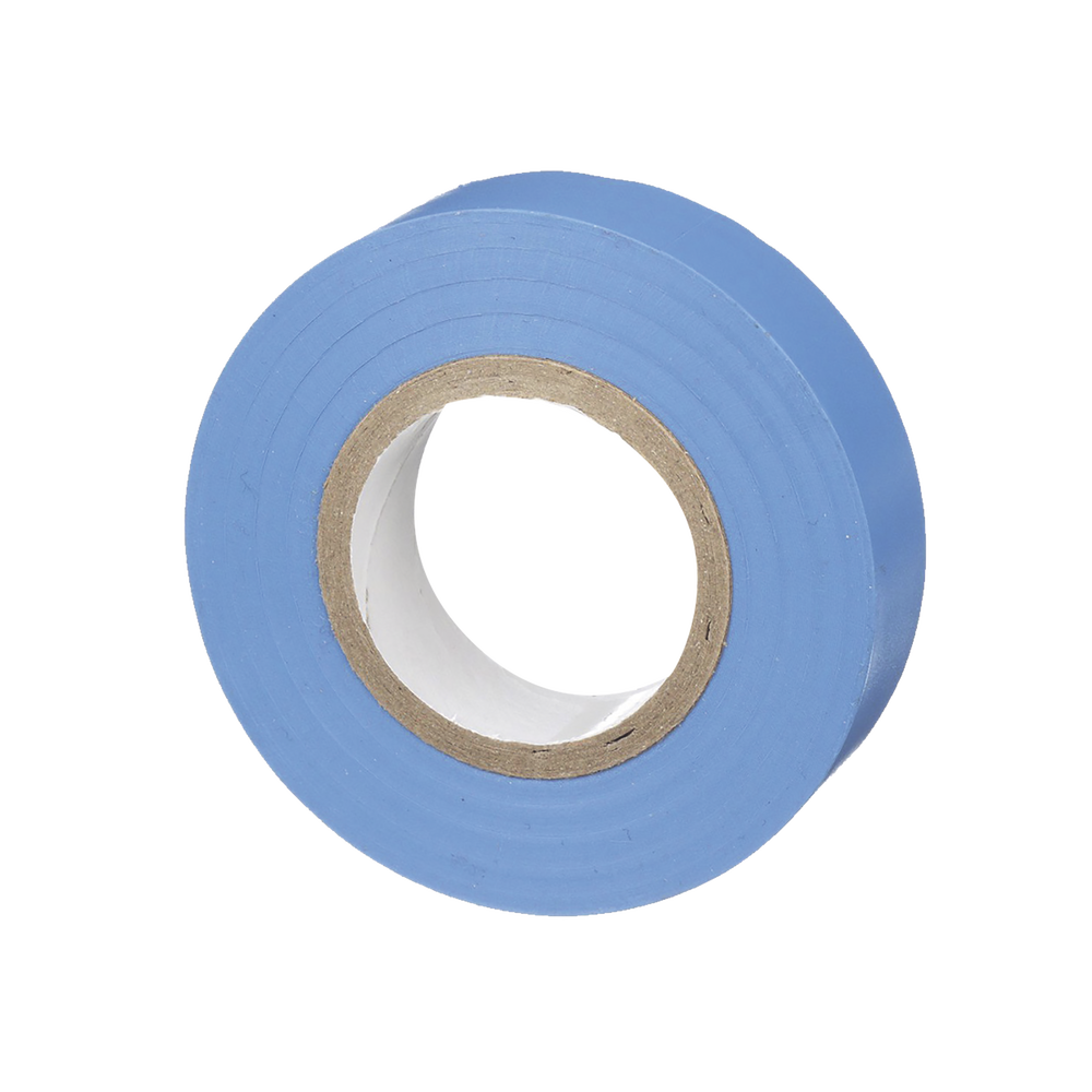 Cinta Eléctrica STRONGHOLD para Aislar, de PVC, Uso General Reparación y Mantenimiento, Grosor de 0.18mm (7 mil), Ancho de 19mm, y 20.12m de Largo, Color Azul