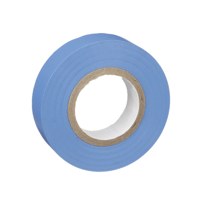 Cinta Eléctrica STRONGHOLD para Aislar, de PVC, Uso General Reparación y Mantenimiento, Grosor de 0.18mm (7 mil), Ancho de 19mm, y 20.12m de Largo, Color Azul