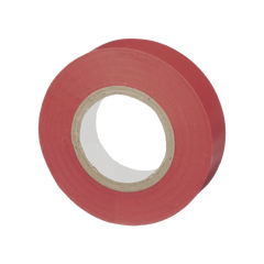 Cinta Eléctrica STRONGHOLD para Aislar, de PVC, Uso General Reparación y Mantenimiento, Grosor de 0.18mm (7 mil), Ancho de 19mm, y 20.12m de Largo, Color Rojo