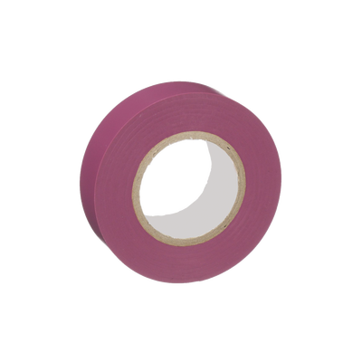 Cinta Eléctrica STRONGHOLD para Aislar, de PVC, Uso General Reparación y Mantenimiento, Grosor de 0.18mm (7 mil), Ancho de 19mm, y 20.12m de Largo, Color Violeta
