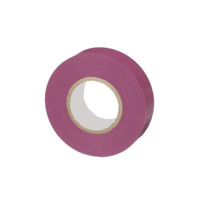 Cinta Eléctrica STRONGHOLD para Aislar, de PVC, Uso General Reparación y Mantenimiento, Grosor de 0.18mm (7 mil), Ancho de 19mm, y 20.12m de Largo, Color Violeta