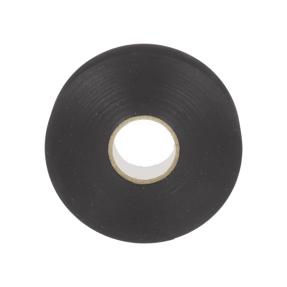 Cinta Eléctrica STRONGHOLD para Aislar, de PVC, Uso Profesional en Construcción Eléctrica, Grosor 0.18mm (7 mil), Ancho 19mm, y 20m Largo, Color Negro.