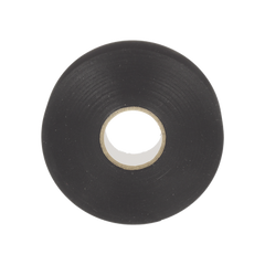 Cinta Eléctrica STRONGHOLD para Aislar, de PVC, Uso Profesional en Construcción Eléctrica, Grosor 0.18mm (7 mil), Ancho 19mm, y 20m Largo, Color Negro.