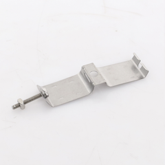 Sujetador de doble click para cable coaxial de 1 1/4"  paquete de 10 piezas.