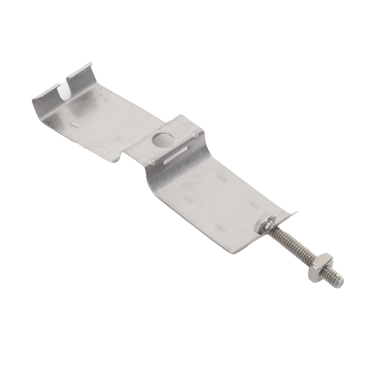 Sujetador de Doble Click para Cable Coaxial de 1 1/4 Pulgadas - Paquete de 10 Piezas