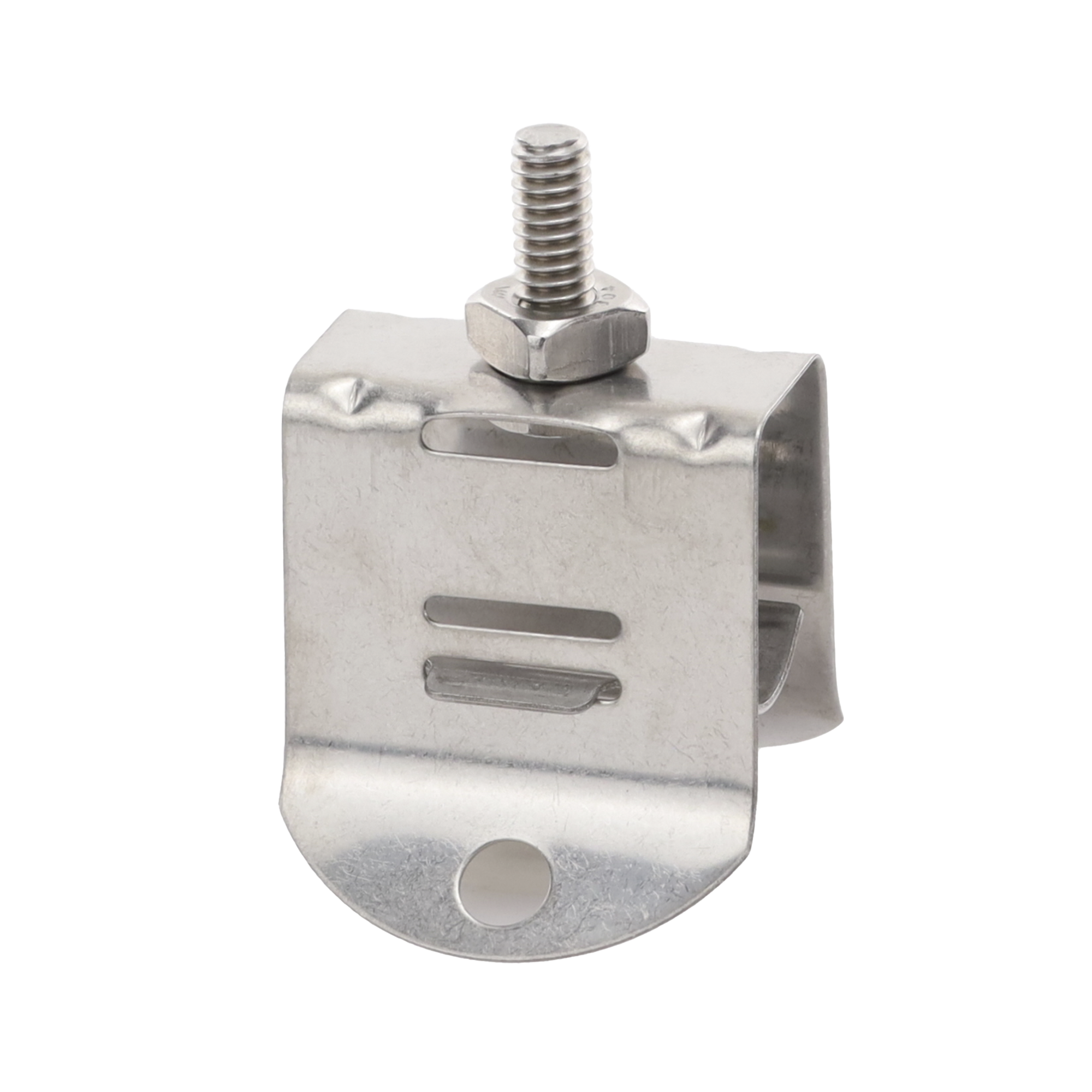 Sujetador de Doble Click para Cable Coaxial de 1/2 Pulgada Paquete de 10 Piezas