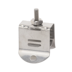 Sujetador de Doble Click para Cable Coaxial de 1/2 Pulgada Paquete de 10 Piezas