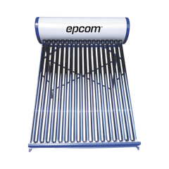 Bóiler Solar de 180L, Baja Presión con 18 Tubos de Vacío de Mayor Resistencia y Termotanque Inoxidable de Grado Alimenticio 180 L Resistentes a Granizo de Hasta 25 mm/ l, Incluye Anodo de Magnesio