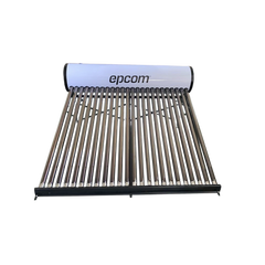 Bóiler Solar de 240L, Baja Presión con 24 Tubos de Vacío de Mayor Resistencia y Termotanque Inoxidable de Grado Alimenticio 240 L Resistentes a Granizo de Hasta 25 mm/ l, Incluye Anodo de Magnesio