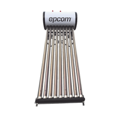 Bóiler Solar de 90L, Baja Presión con 9 Tubos de Vacío de Mayor Resistencia y Termotanque Inoxidable de Grado Alimenticio, Resistentes a Granizo de Hasta 25 mm/ l , Incluye Anodo de Magnesio