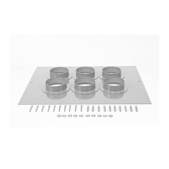 Placa Pasamuro Con Capacidad de 6 Botas de 4"